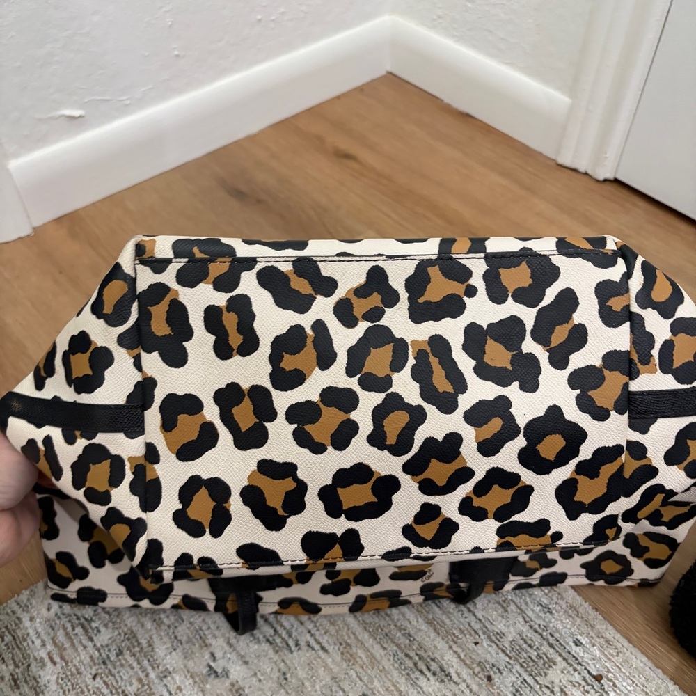 Coach Leopard Print Tote - Black and Tan - Picture 17 of 17